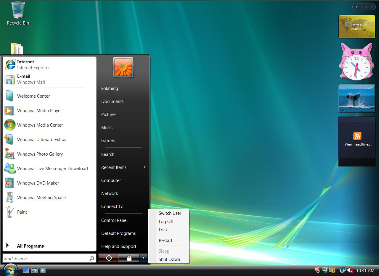 Screenshot of Microsoft Windows Vista (included games) (Windows